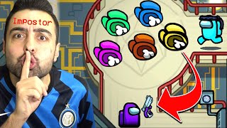 TEK BAŞINA TARİH YAZAN İMPOSTOR ÜMİDİ  AMONG US 10 YOUTUBER !