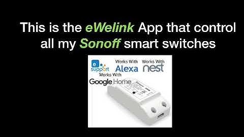 Linking the eWelink app account to the SmartThings app to control smart devices