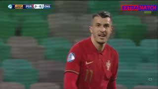 Portugal U21 vs Englaterra U21 2 0 Melhores Momentos  Euro U21 2021