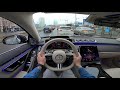 NEW Mercedes-Benz W223 S 500 L 4MATIC City Driving POV | 2021 | 172.000 euros | 435 PS