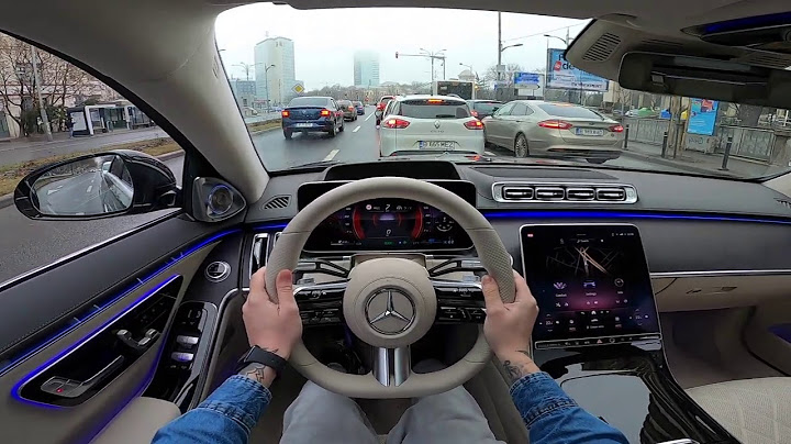 NEW Mercedes-Benz W223 S 500 L 4MATIC City Driving POV | 2021 | 172.000 euros | 435 PS