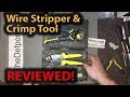 🔴 #343 Paron JX-D5301 Ratchet Crimp Tool and Wire Stripper Set Review