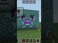 how to make creeper face nether portal in Minecraft #minecraft #shortvideo