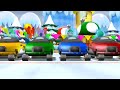マリオパーティ9 ガーデンバトルルイージvsヨッシーvsバードvsヒキガエル