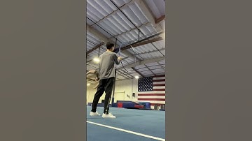 SLOW MOTION FRONT FLIP 360 DIVE ROLL 🔥 Gymnast Training Hoop Diving Parkour Stunt Cirque Fitness