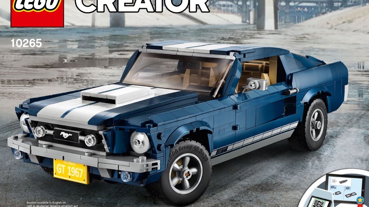 lego creator 10265 Ford mustang instructions live and project moc