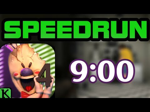 ICE SCREAM 4 in Under 9 Minutes SPEEDRUN - Highly Likely :) [Full Gameplay]