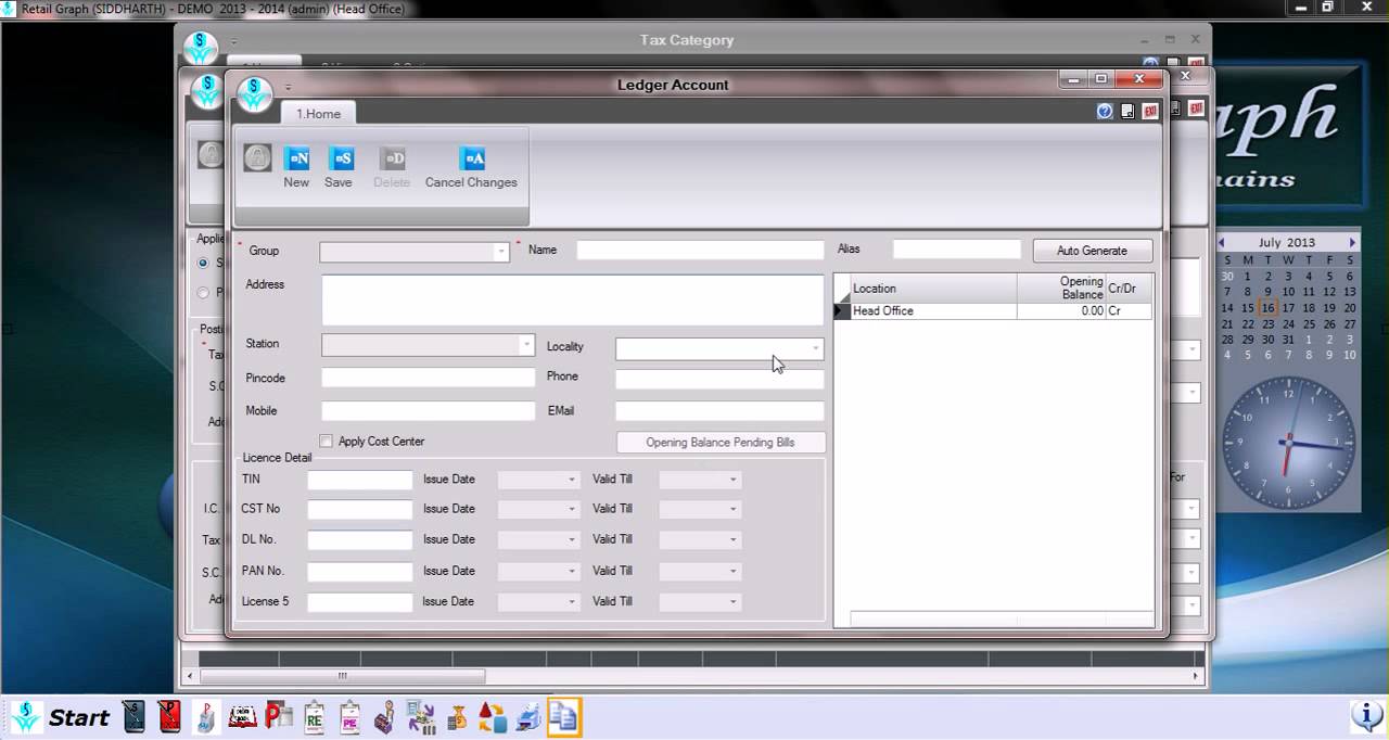 RetailGraph Tax Category Master | SWIL Software - YouTube