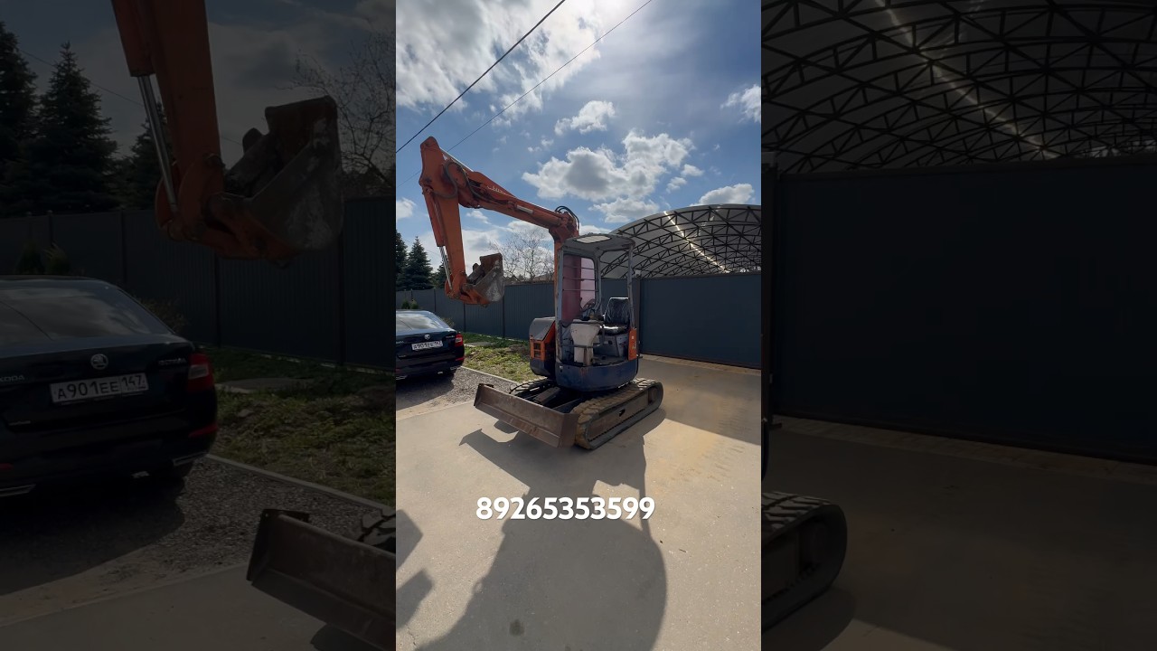 #миниэкскаватор #excavator #стройка #выкупавто #копка #construction # ...