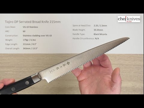 Tojiro DP Serrated Bread 215mm