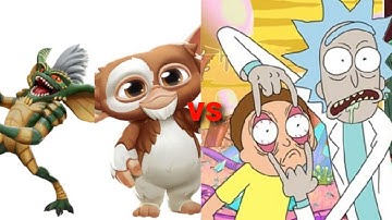 Stripe and Gizmo vs Rick and Morty (MultiVersus)