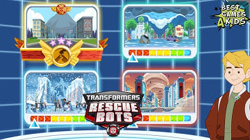Transformers Rescue Bots: Disaster Dash Hero Run | VOLCANO Mission Complete #2/2 By Budge