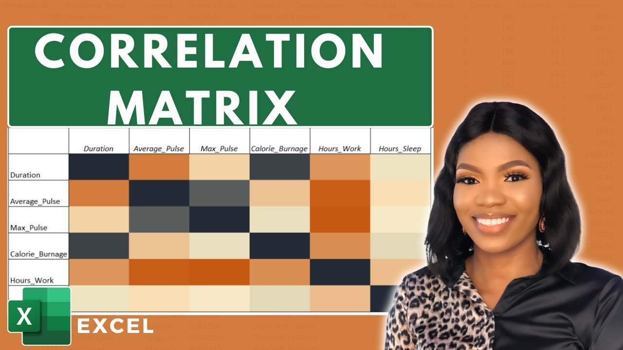 EASILY Calculate Correlation Coefficient in Excel | Correlation Matrix ...