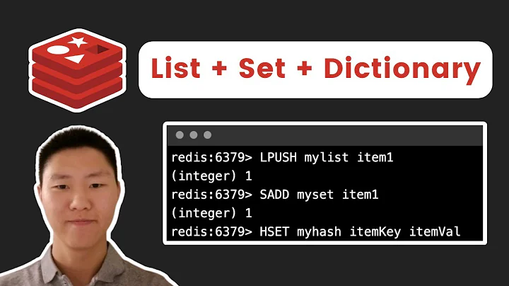 Redis Tutorial - List, Set, and Dictionary