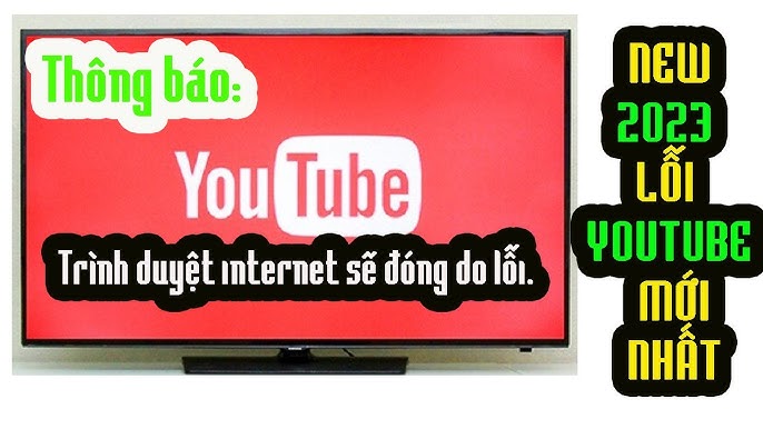Sửa lỗi tivi Sony không vào được Youtube 2023 | Trình duyệt ...