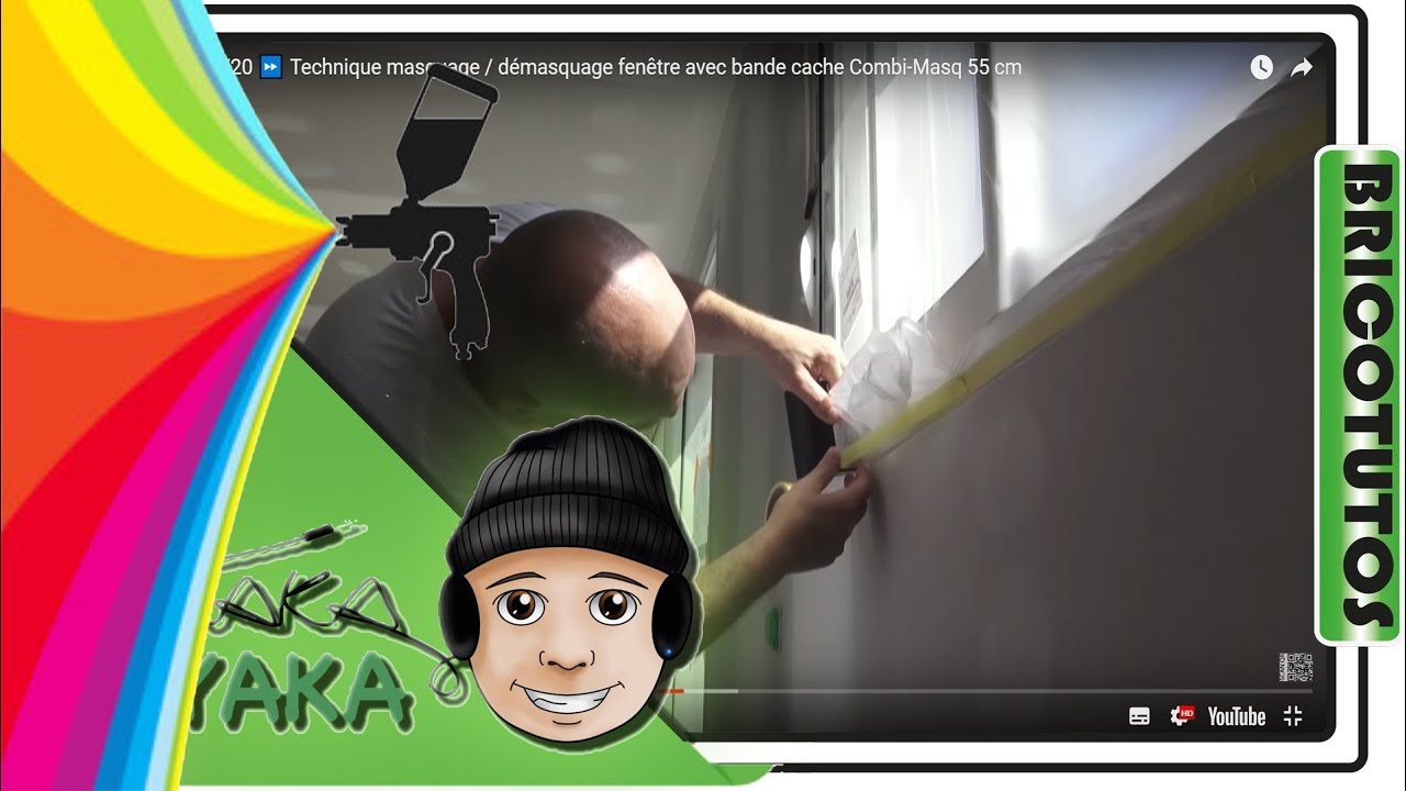 5/20 ⏩ Technique masquage / démasquage fenêtre avec bande cache Combi-Masq 55 cm promise rings