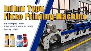 10-Color Inline Flexographic Press for Wine Label