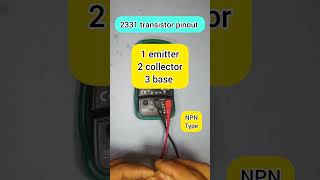2331 transistor pinout test | NPN transistor | transistor test | how to transistor pinout test