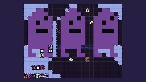 [BABA is YOU] me defence (custom level)