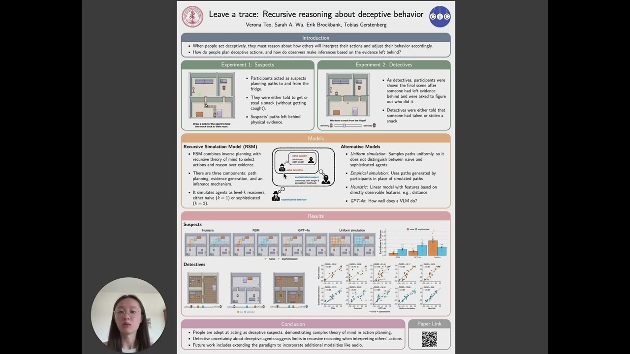 Leave a trace: Recursive reasoning about deceptive behavior