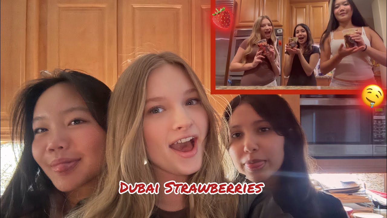 Make Dubai Chocolate Strawberry Cups with us! (Plus our opinions on the new stranger things season)