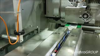 Paxon Packaging auto flow-wrapper for 4-sided seal medical packs