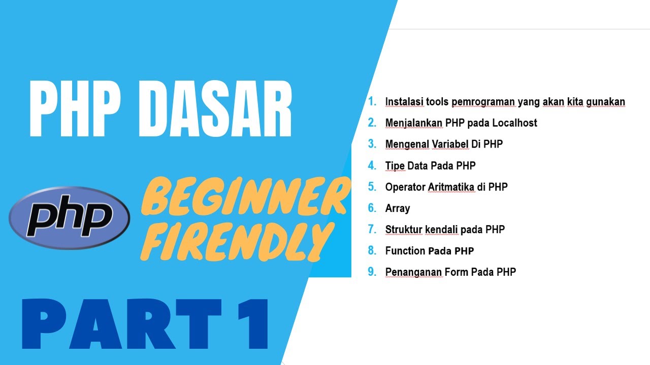 PHP DASAR PART 1 || Tugas Akhirku - YouTube