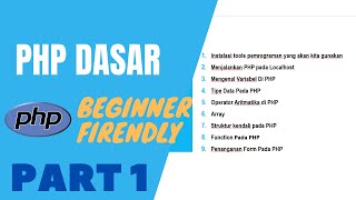 PHP DASAR PART 1 || Tugas Akhirku