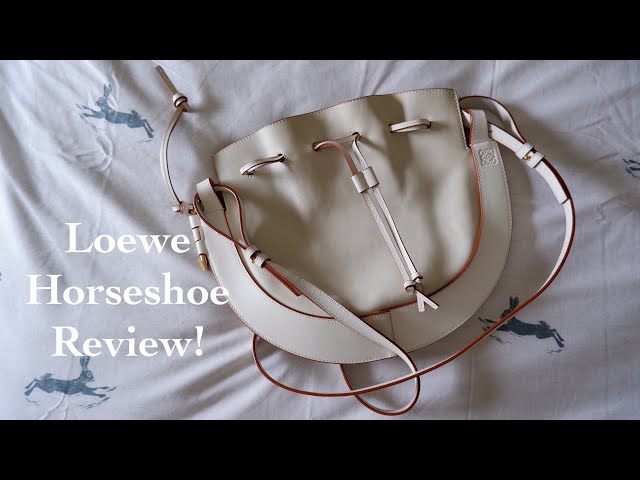 Loewe Horseshoe Bag in White