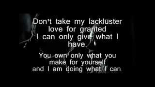 Kyle Andrews - Lackluster Love lyrics chords