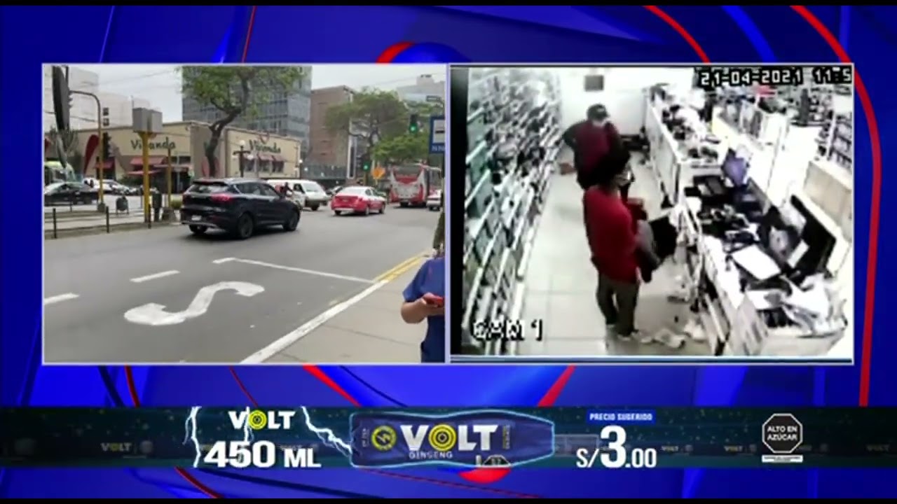 Miraflores: Delincuentes roban S/ 20 000 de conocida tienda tecnológica
