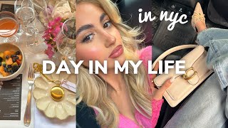 day in my life ❥ brunch in nyc, pr unboxing, skincare \& more!