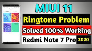 How to Set Ringtone in Redmi Note 7 Pro🔥 || How To Set Custom Ringtone In MIUI 11 || Redmi Update