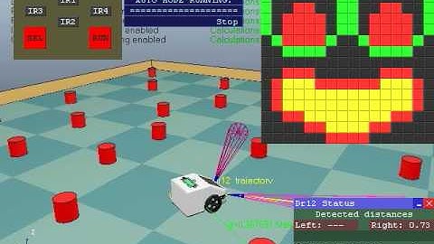 Robot Simulator: Virtual Microcontroller Extension Module to V-REP