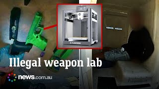 Loaded 3D-printed firearm found during Queensland police raid