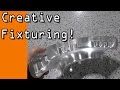 Creative Fixturing to CNC Machine a Motorcycle Oil Tank!  WW111