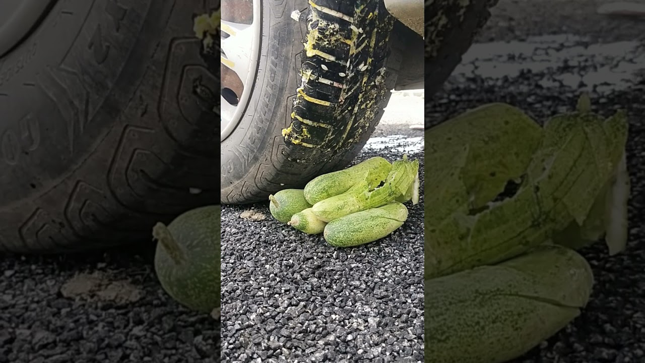 Crushing Crunchy & Soft Things by Car Compilation | Experiment Car vs Tomato , Shampoo , Pepper . ..