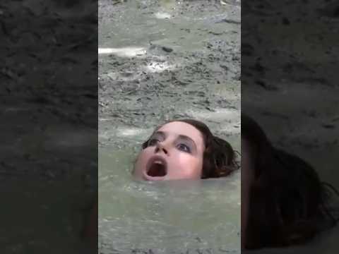 Girl Sinking in Quicksand || Quicksand Girl Mud #survival #adventure #quicksand