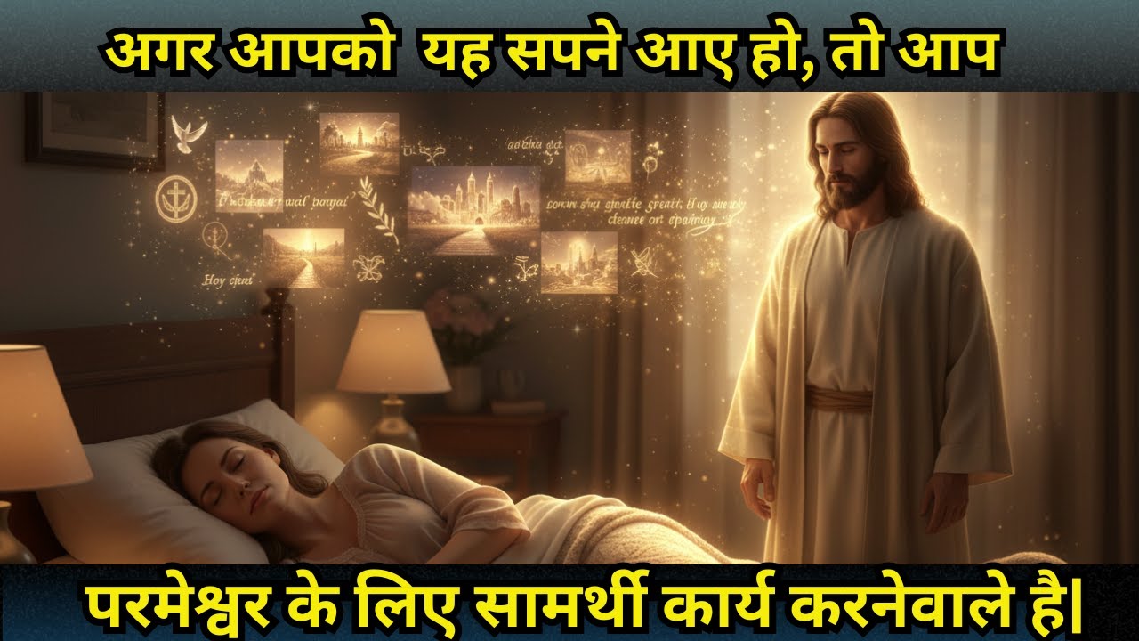 यह सपना आपको आया हो, तो आप परमेश्वर के लिए सामर्थी कार्य करने वाले है|
