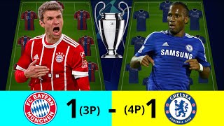 Final UCL 2012🥶🔥|| Bayern Munich vs Chelsea Line-up & Goals