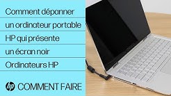 Comment dépanner un ordinateur portable HP qui présente un écran noir | Ordinateurs HP | HP