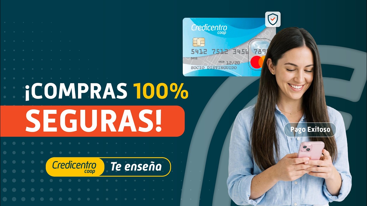 C&oacute;mo COMPRAR de forma SEGURA con tu Mastercard Credicentro 💳🛡️ | Consejos y Protecci&oacute;n Digital