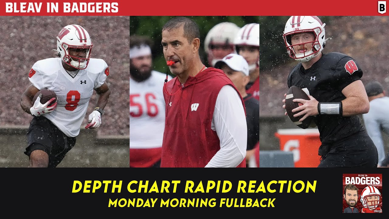 Depth Chart Rapid Reaction and Week 1 Preview - Monday Morning Fullback