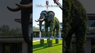 From Garden to Giant Elephant in Seconds 🤯