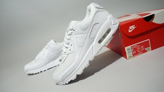 Nike Air Max 90 White CN8490-100 - YouTube