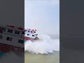 Massive Ship Launching | Satisfying &amp; Powerful Ship Launch video 🚢🫣 #shorts #shiplauch #shipvideo