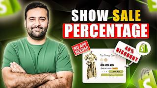 How To Show Sale Percentage Discount on Shopify [2026 - Without APP]