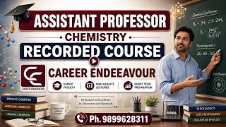 Assistant Professor Chemistry Recorded Course 2026. #assistantprofessor