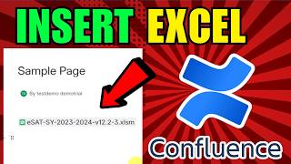 How To Insert Excel In Confluence Page (2026) (Quick And Easy Guide)