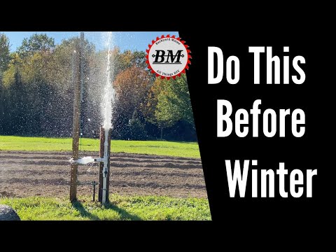 HOW TO Blow Out an Underground Water Line ~ Quick & Easy